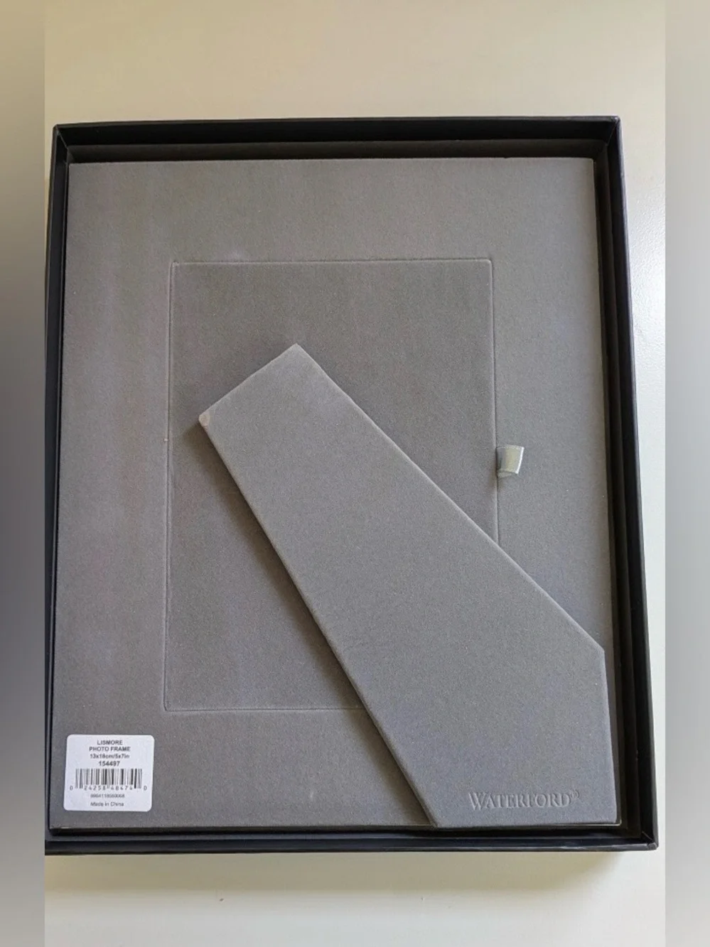 Waterford Lismore Beaded Silver Plated Picture Frame 5x7” New